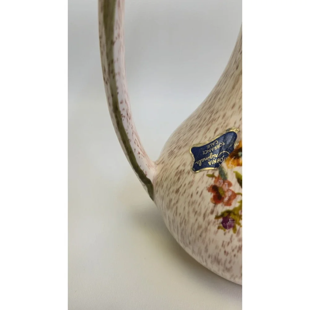 1960's California Originals Pitcher Vase MCM Speckle Art Pottery Torrance CA